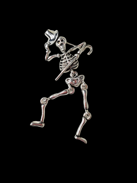 Dancing Skeleton Pin